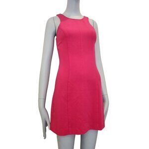 🇨🇦XXS Le Chateau Vibrant Pink Sleeveless Fitted Mini Dress